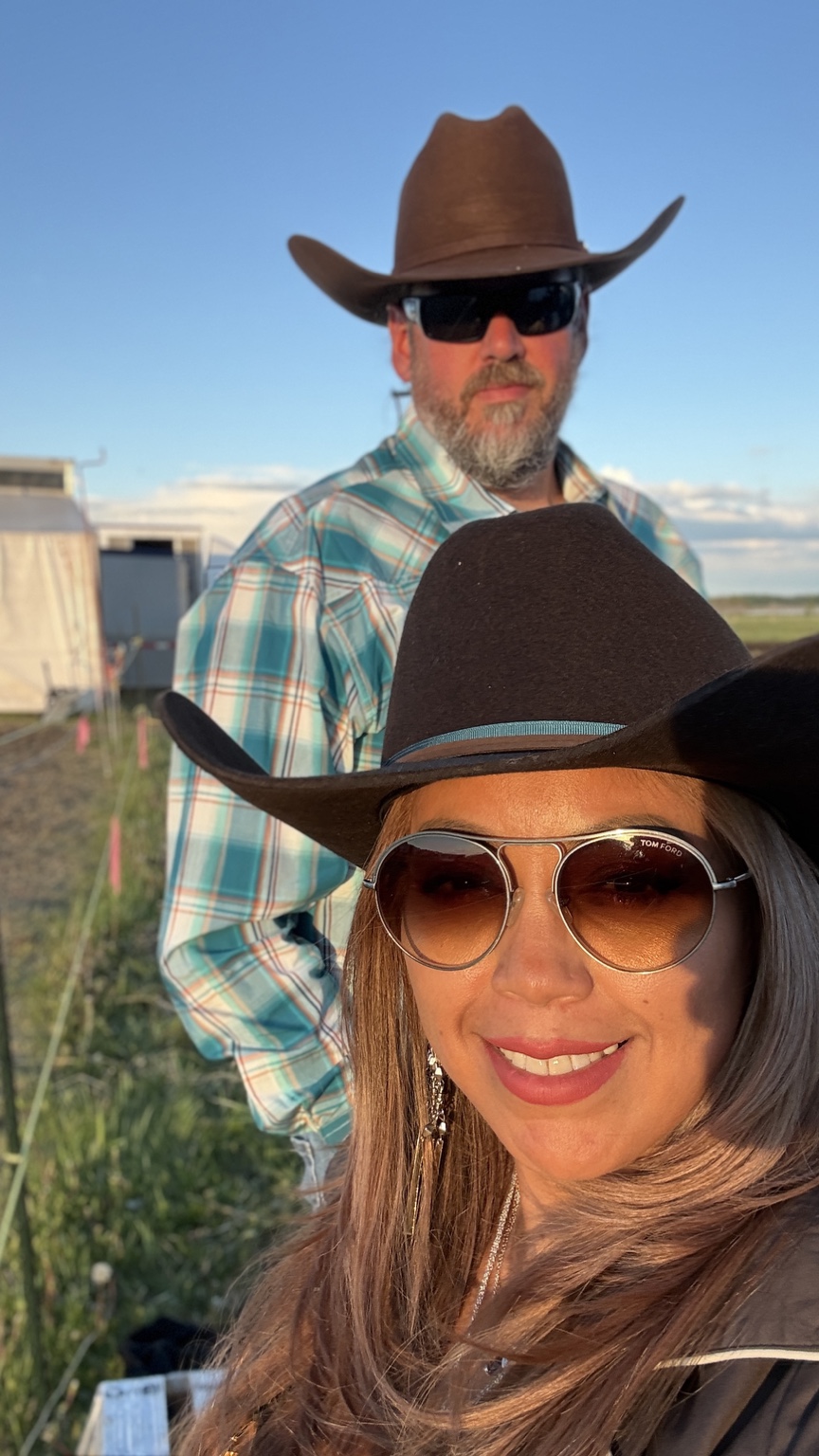 Leyda and Christopher at IJ Ranch
